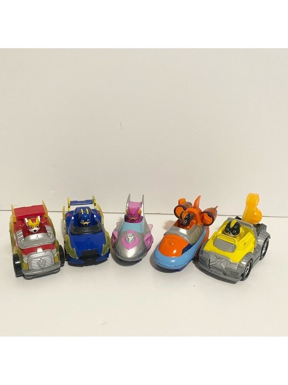 Paw Patrol Metal Diecast Car Chase Marshall Skye Zuma Rubble Die Cast Toy Lot